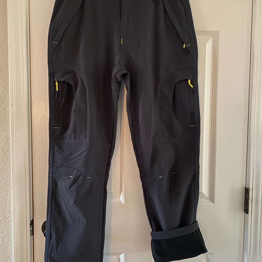 Toomett Men's hiking Snow Pants Skiing Winter Insulated Fleece Lined NEW Size 32 - Picture 9 of 12